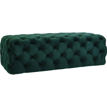 Kaylee Ottoman by TOV Furniture. Made from velvet in a modern style.