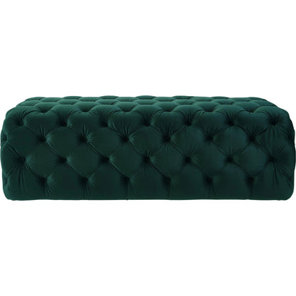Kaylee Ottoman by TOV Furniture. Made from velvet in a modern style.