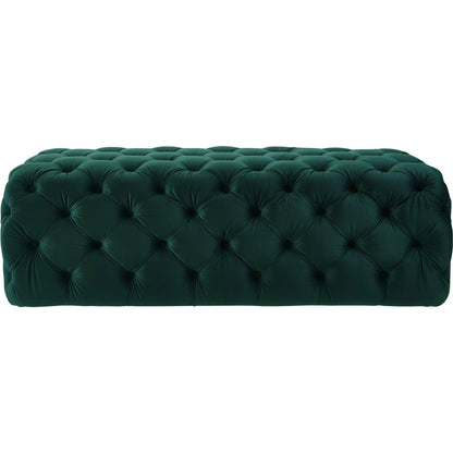 Kaylee Ottoman by TOV Furniture. Made from velvet in a modern style.