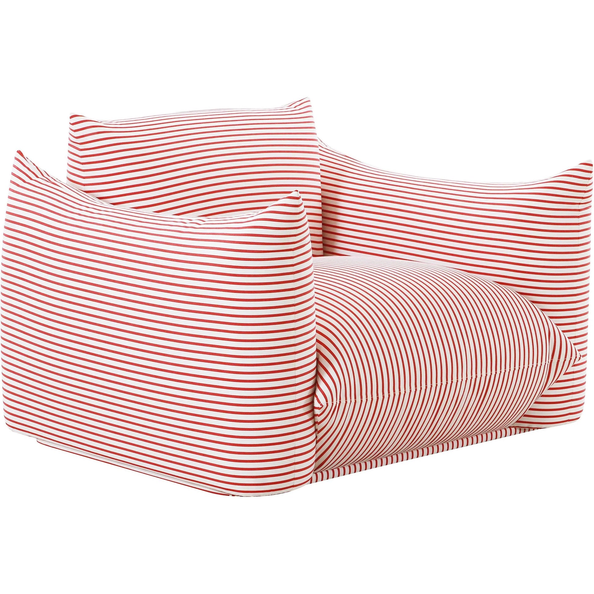 Saint Tropez Striped Stuffed Outdoor Armchair by TOV Furniture. Made from unique in a unique style.