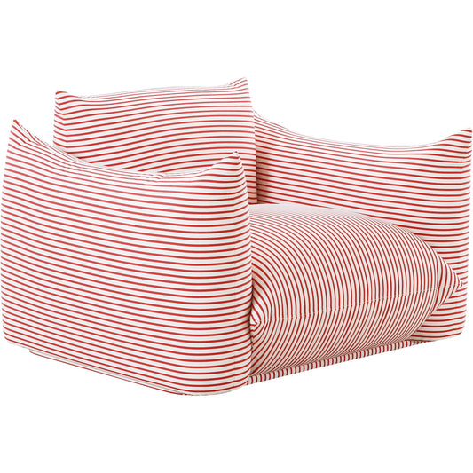 Saint Tropez Striped Stuffed Outdoor Armchair by TOV Furniture. Made from unique in a unique style.