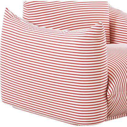 Saint Tropez Striped Stuffed Outdoor Armchair by TOV Furniture. Made from unique in a unique style.