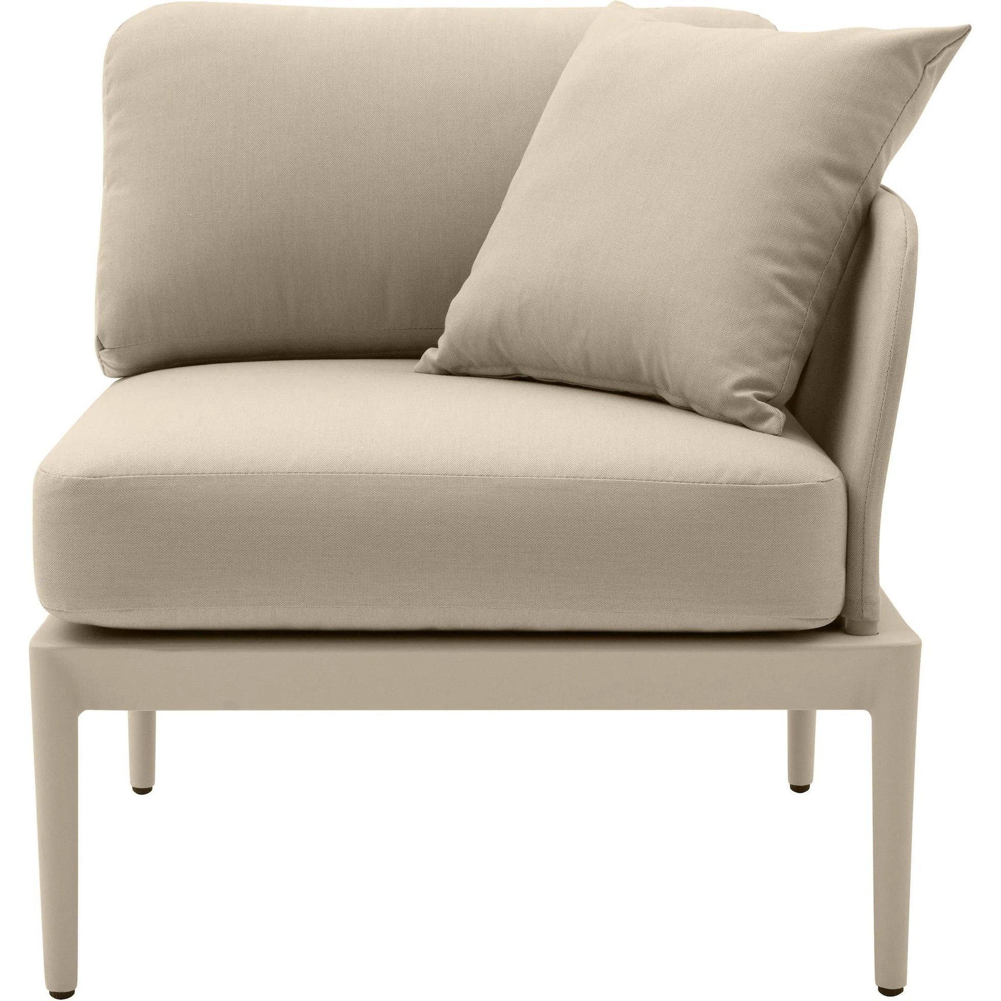 Kapri Modular Outdoor RAF Corner Seat by TOV Furniture. Made from aluminum, polyester in a transitional style.