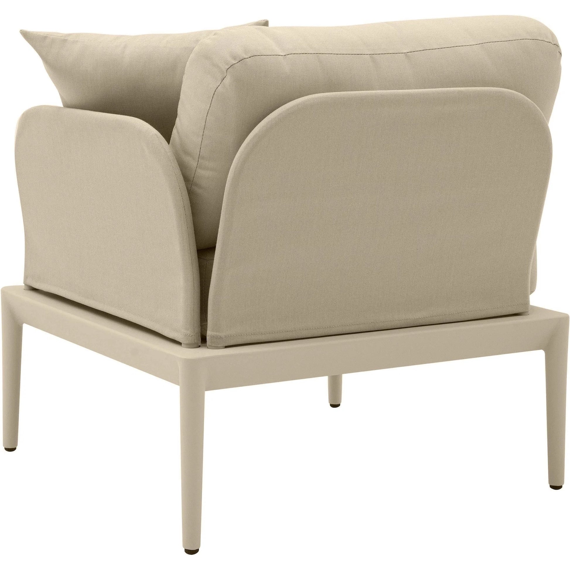 Kapri Modular Outdoor RAF Corner Seat by TOV Furniture. Made from aluminum, polyester in a transitional style.