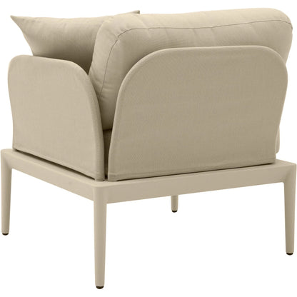 Kapri Modular Outdoor RAF Corner Seat by TOV Furniture. Made from aluminum, polyester in a transitional style.