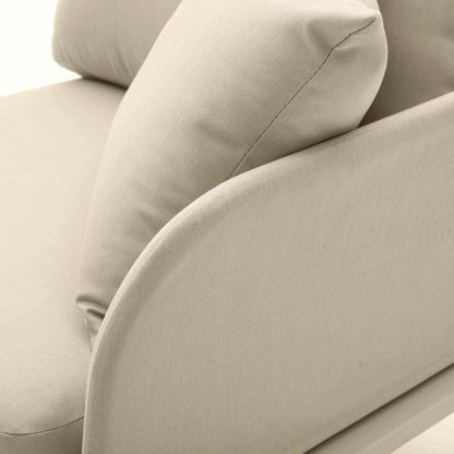 Kapri Modular Outdoor RAF Corner Seat by TOV Furniture. Made from aluminum, polyester in a transitional style.