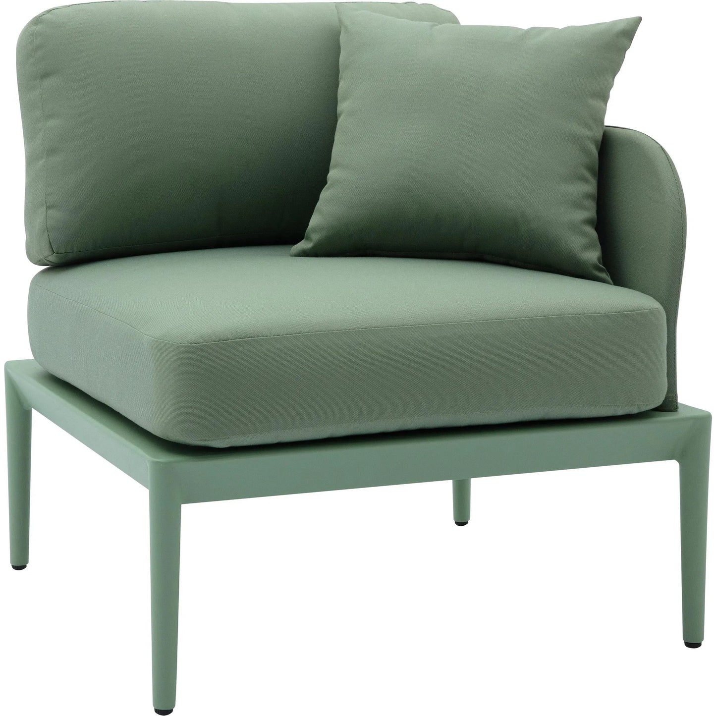 002 SI-2248303 | Primary Silo | Kapri Modular Outdoor RAF Corner Seat by TOV Furniture. Made from aluminum, polyester in a transitional style.