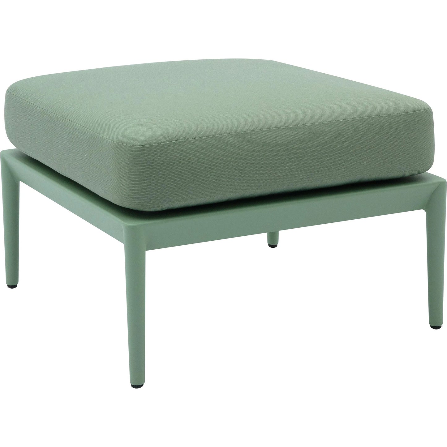 002 SI-2248311 | Primary Silo | Kapri Outdoor Ottoman by TOV Furniture. Made from aluminum, polyester in a transitional style.