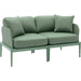 Kapri Modular Outdoor Loveseat by TOV Furniture. Made from aluminum, polyester in a transitional style.