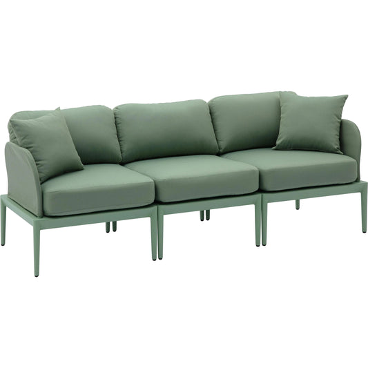 Kapri Modular Outdoor Sofa by TOV Furniture. Made from aluminum, polyester in a unique style.
