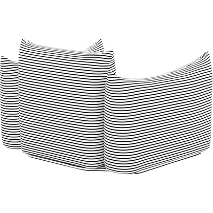 Saint Tropez Striped Stuffed Outdoor Armchair by TOV Furniture. Made from unique in a eclectic & global style.