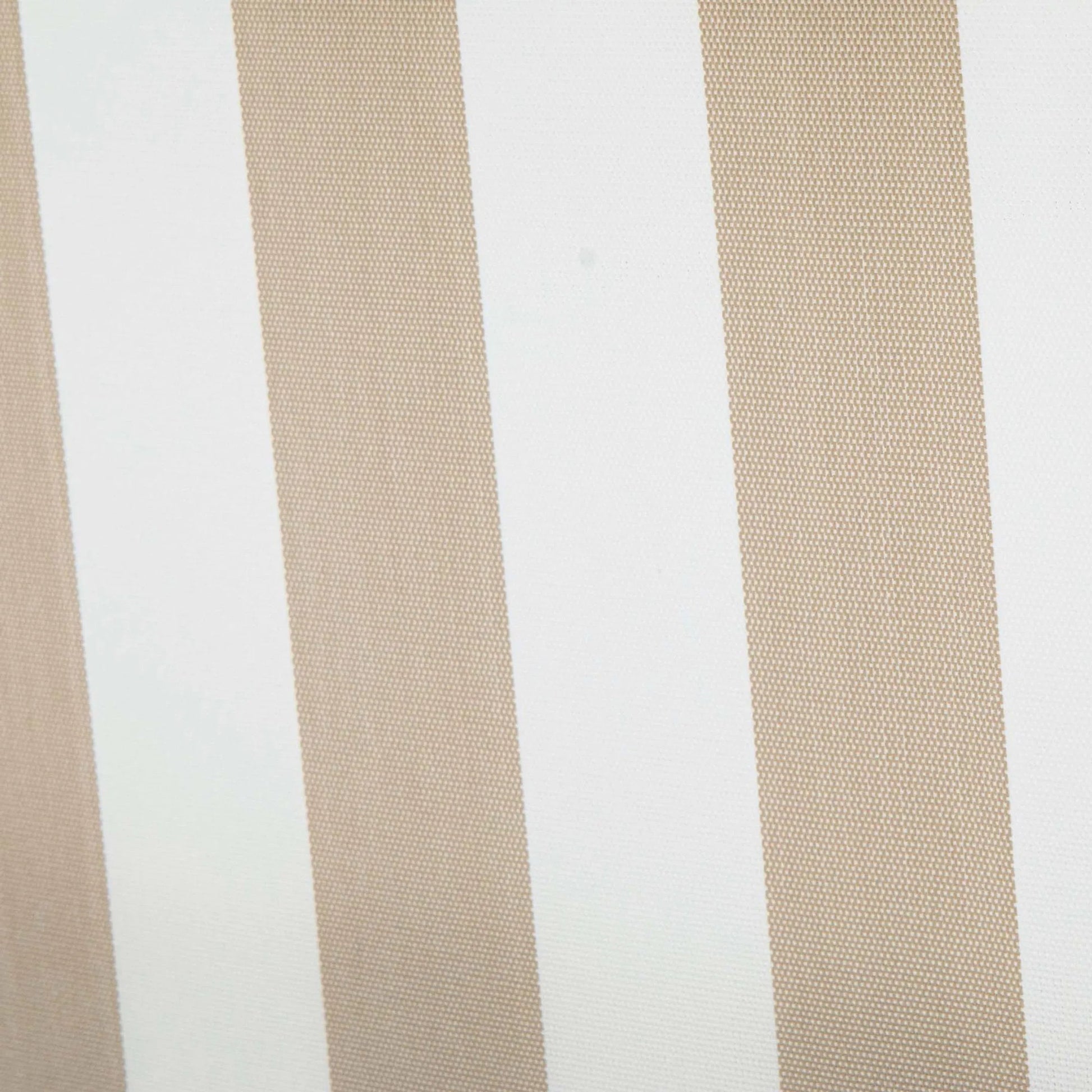 Dunes Outdoor Armchair by TOV Furniture in cream. Made from aluminum, fabric in a coastal style.