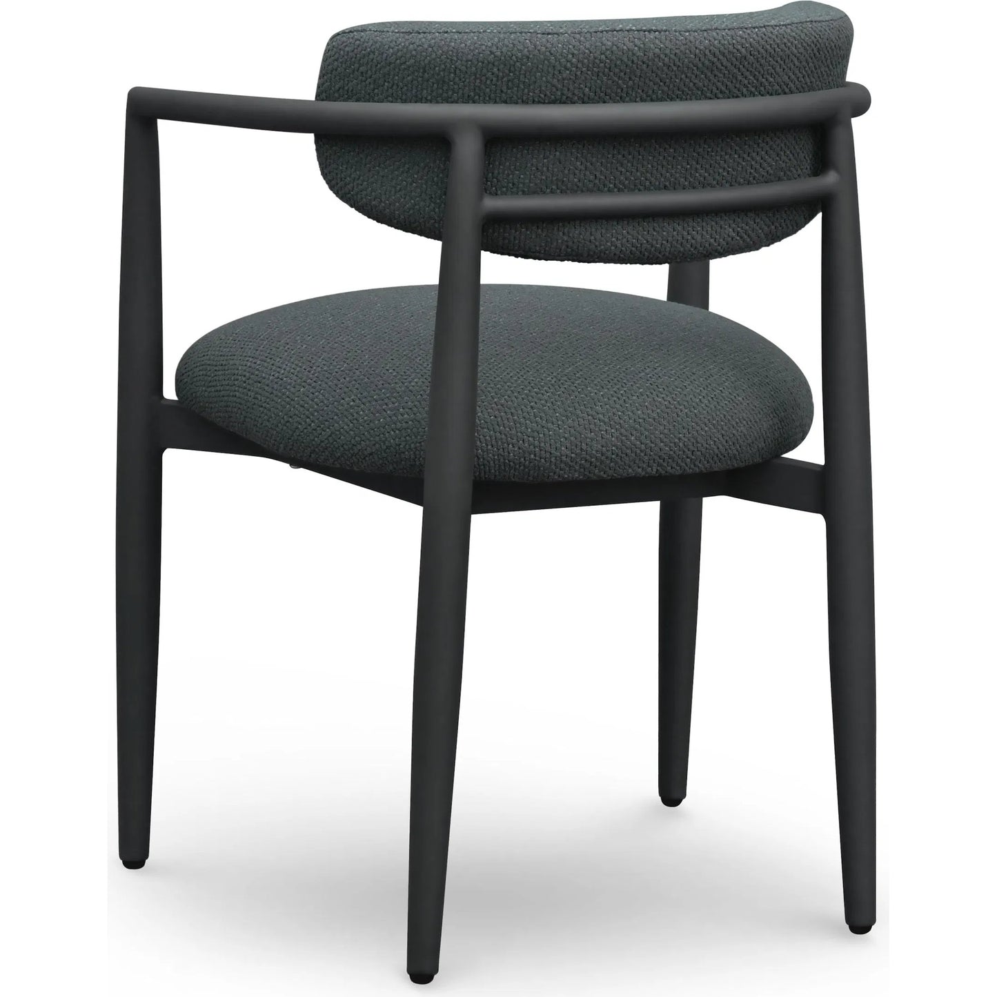 009 SI-2320812 | Additional Silo | Annika Textured Outdoor Dining Arm Chair by TOV Furniture. Made from aluminum, fabric in a transitional style.