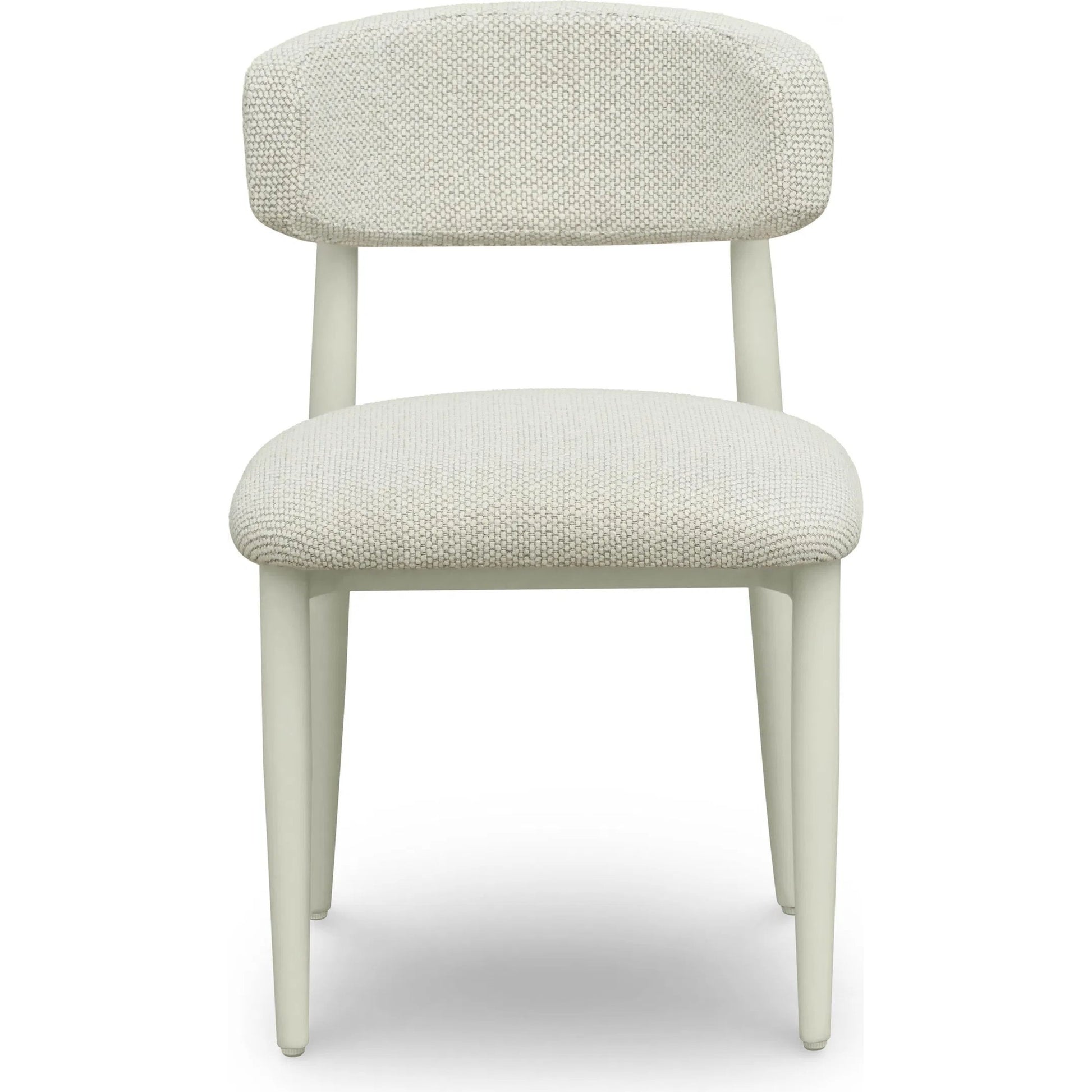 Annika Textured Outdoor Dining Side Chair by TOV Furniture. Made from aluminum, fabric in a transitional style.