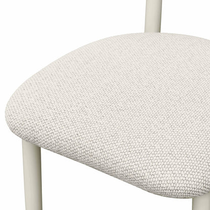 Annika Textured Outdoor Dining Side Chair by TOV Furniture. Made from aluminum, fabric in a transitional style.