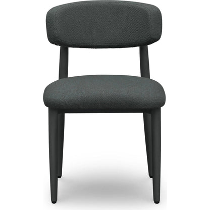 Annika Textured Outdoor Dining Side Chair by TOV Furniture. Made from aluminum, fabric in a transitional style.