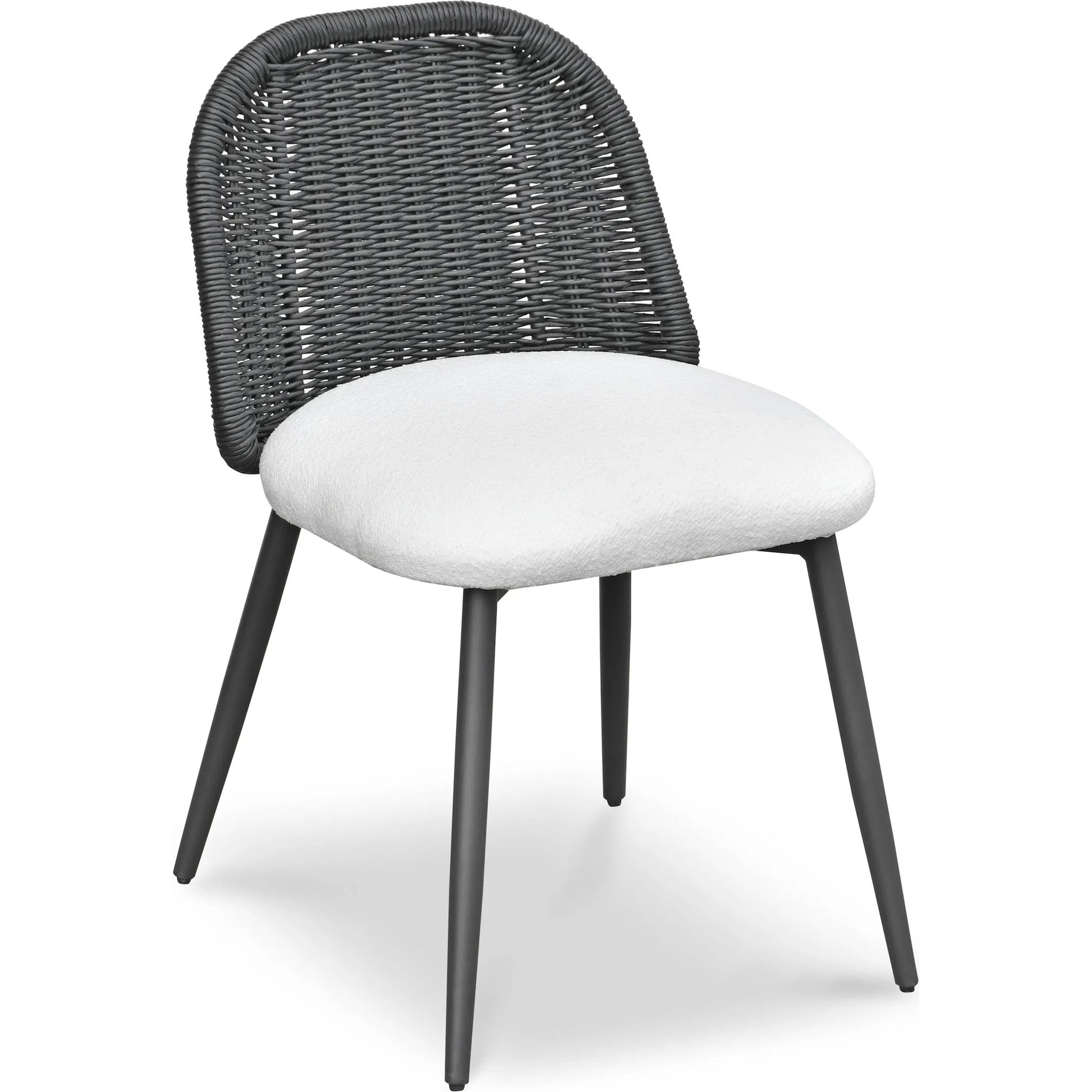 Alexa Performance Fabric Outdoor Dining Chair by TOV Furniture. Made from aluminum, polyester, wicker in a rustic style.