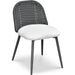 Alexa Performance Fabric Outdoor Dining Chair by TOV Furniture. Made from aluminum, polyester, wicker in a rustic style.