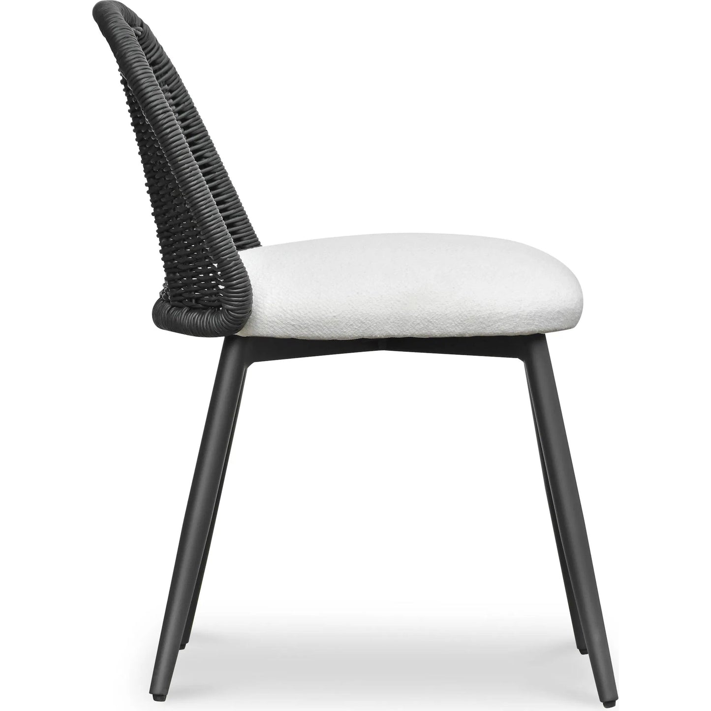 006 SI-2356246 | Additional Silo | Alexa Performance Fabric Outdoor Dining Chair by TOV Furniture. Made from aluminum, polyester, wicker in a rustic style.