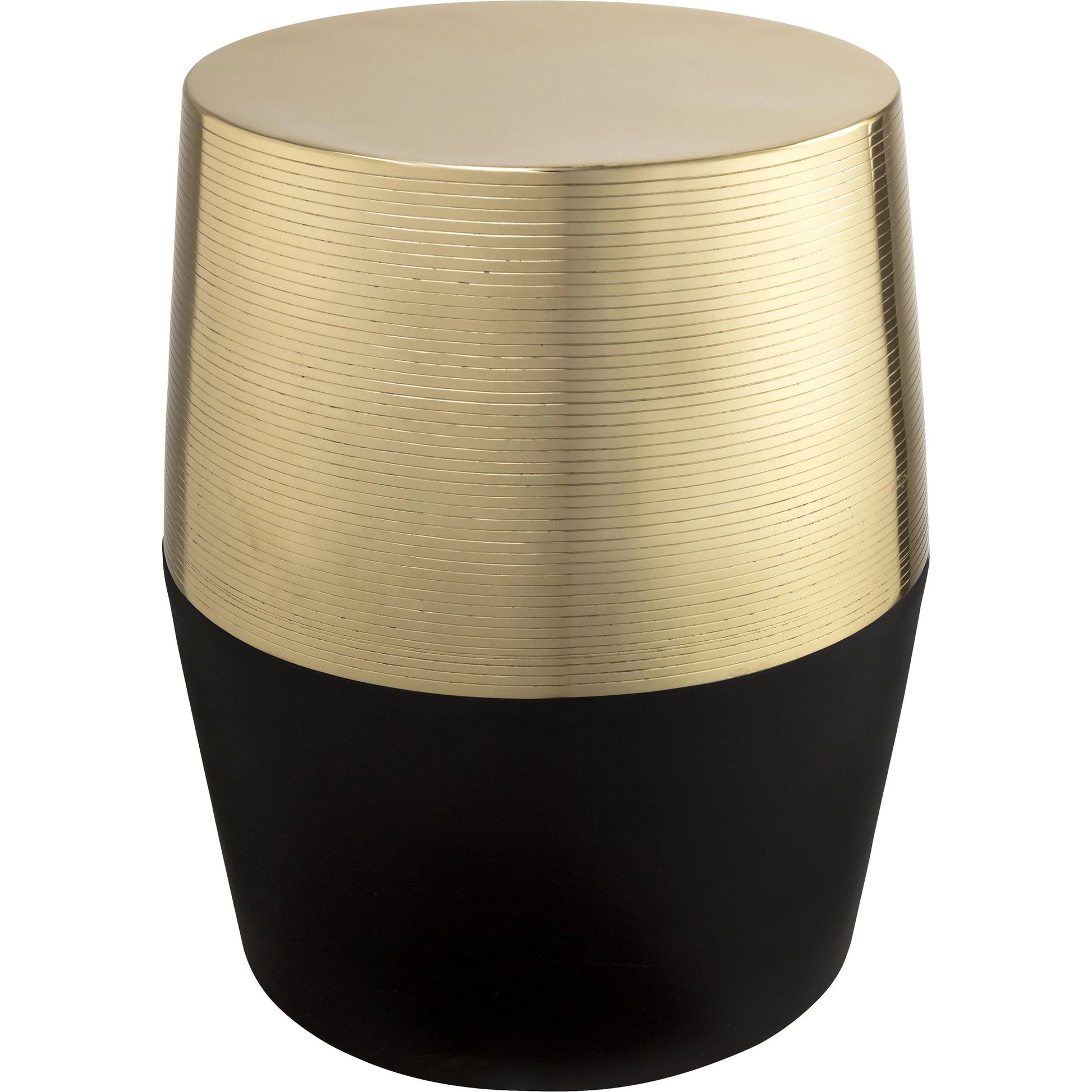 Jadran Stool by TOV Furniture in black. Made from iron in a modern style.