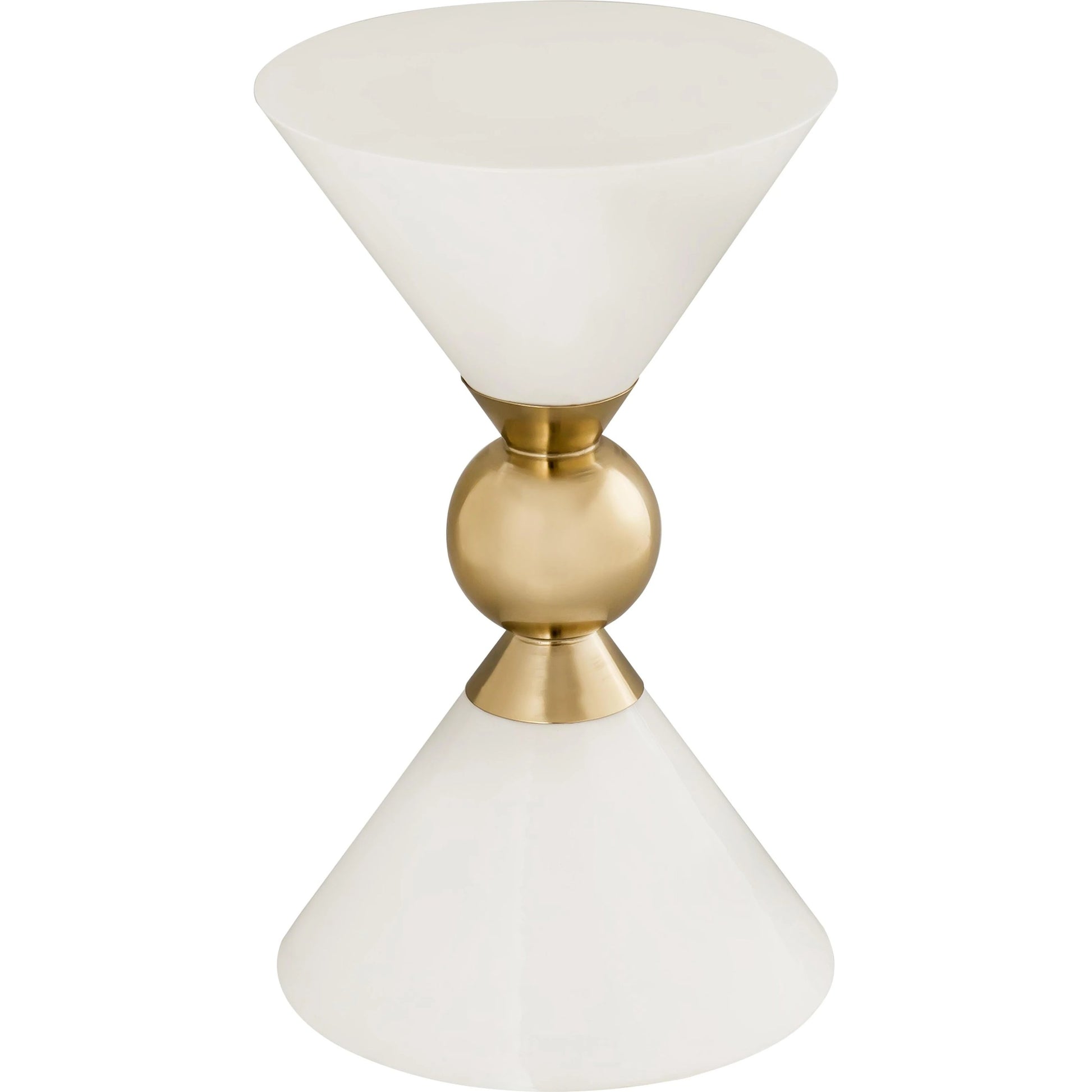 Balhi Side Table by TOV Furniture. Made from iron in a modern style.