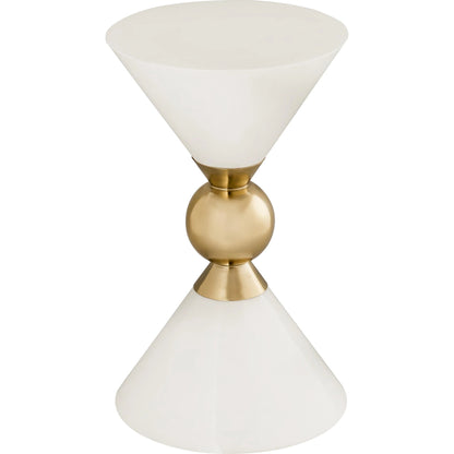 Balhi Side Table by TOV Furniture. Made from iron in a modern style.