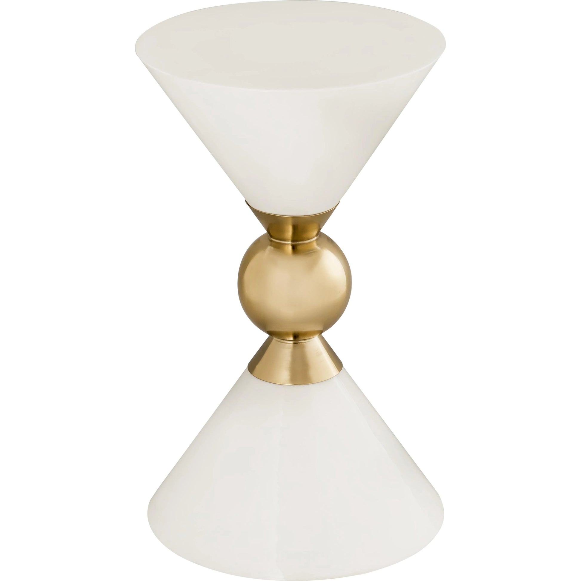 Balhi Side Table by TOV Furniture. Made from iron in a modern style.