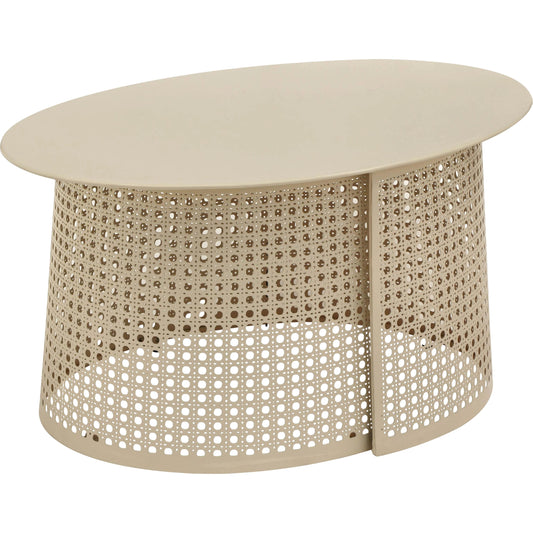 Pesky Coffee Table by TOV Furniture in cream. Made from iron, mdf in a cottage & farmhouse style.