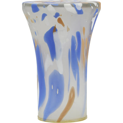 Journee Glass Side Table by TOV Furniture in multi. Made from glass in a modern style.