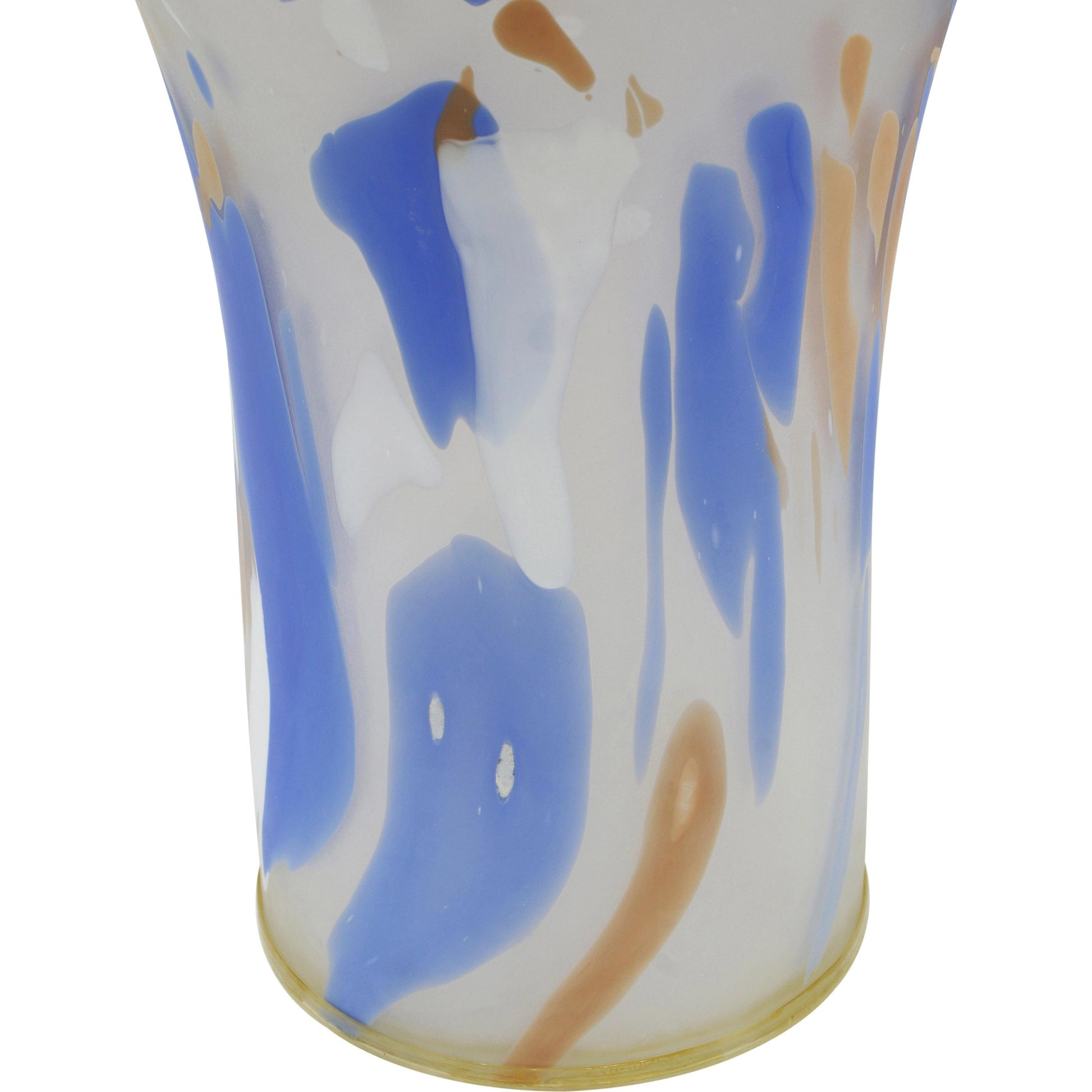 Journee Glass Side Table by TOV Furniture in multi. Made from glass in a modern style.