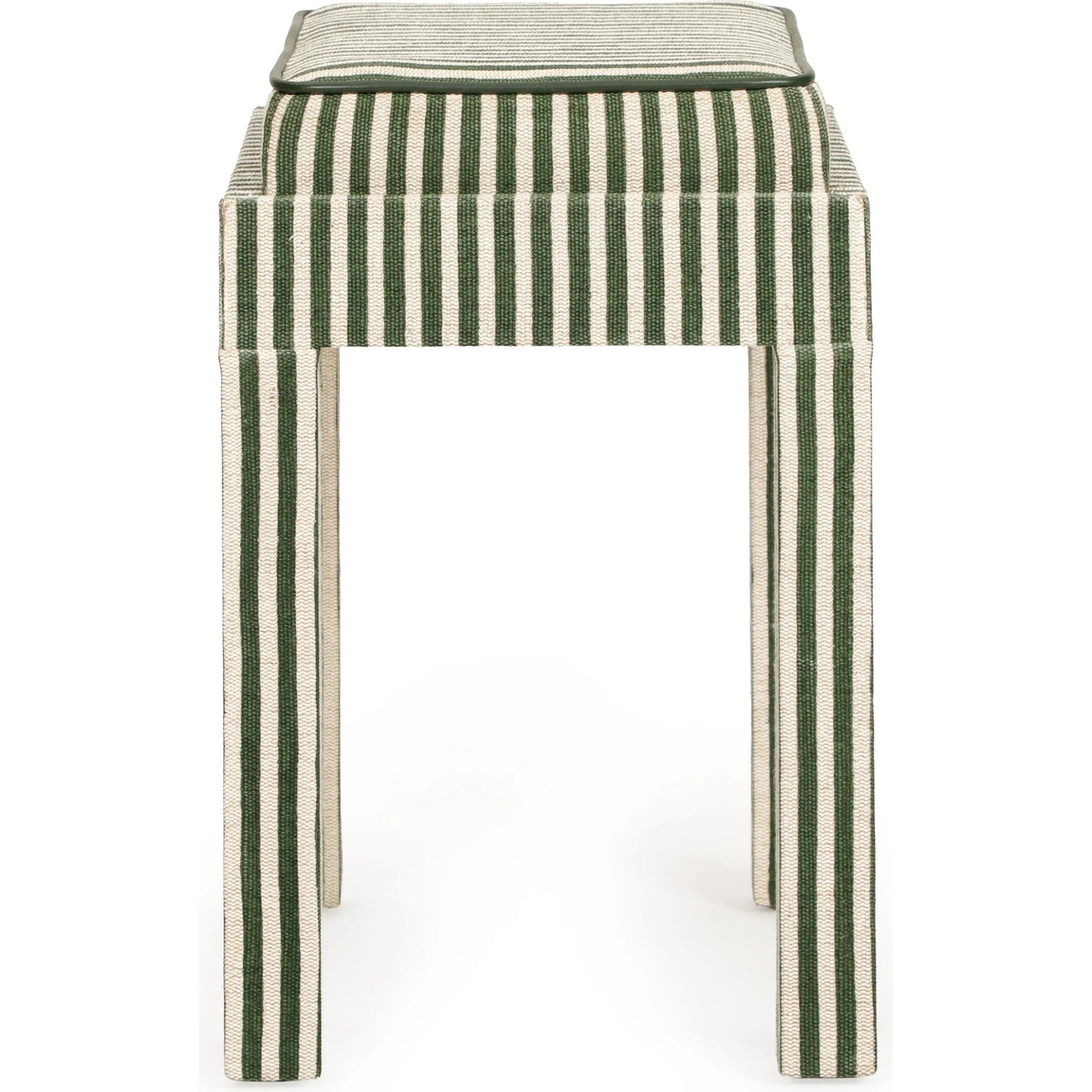 005 SI-2527424 | Additional Silo | Kora Cotton Jute Designer Stool by TOV Furniture. Made from fabric, mdf in a unique style.
