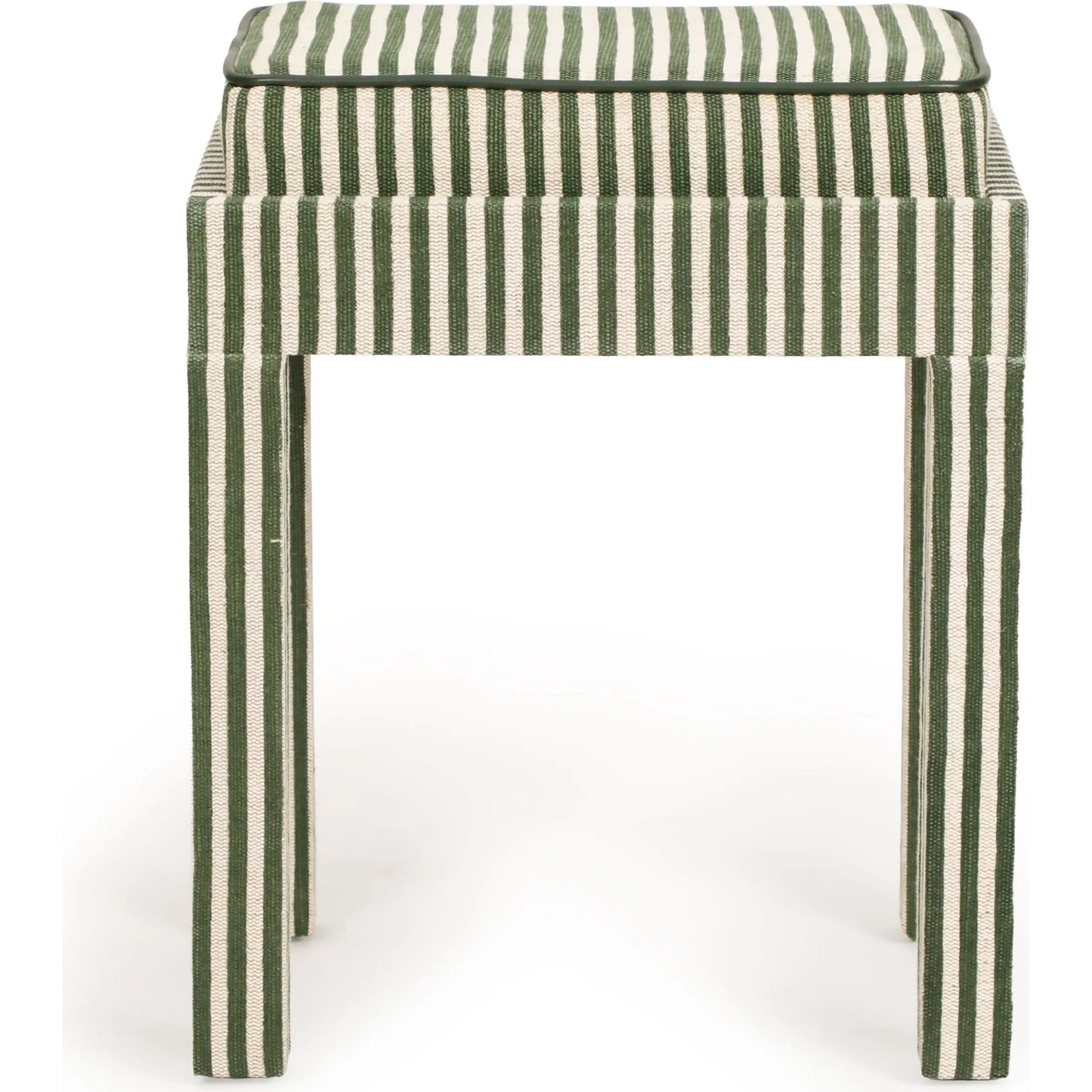 007 SI-2527424 | Closeup | Kora Cotton Jute Designer Stool by TOV Furniture. Made from fabric, mdf in a unique style.