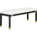 Amara Woven Rattan Bench by TOV Furniture. Made from rattan veneer, wood in a cottage & farmhouse style.