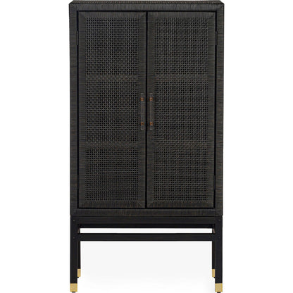 Amara Woven Rattan Cabinet by TOV Furniture. Made from rattan veneer, wood in a cottage & farmhouse style.
