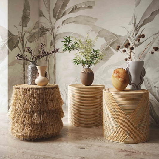 Line Art Goblet Vase by TOV Furniture. Made from ceramic in a rustic style.