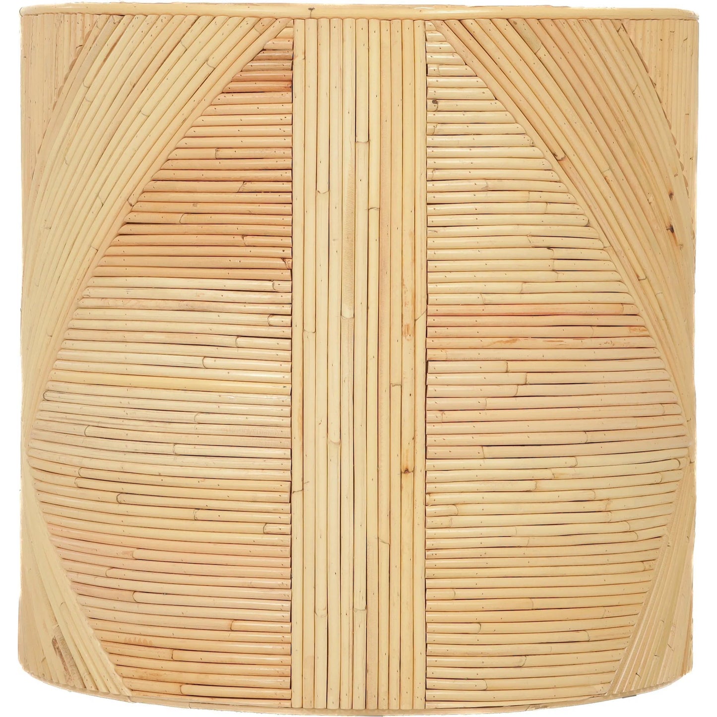 001 SI-2454332 | Additional Silo | Matea Rattan Cross Side Table by TOV Furniture in natural. Made from rattan in a unique style.
