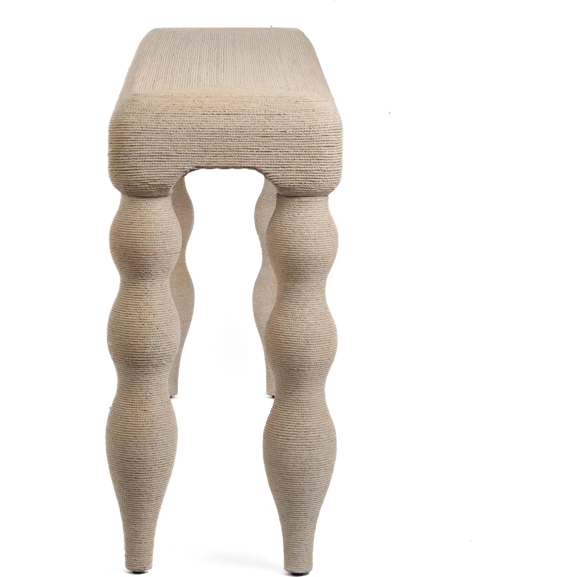 Vicky Rattan Console Table by TOV Furniture in natural. Made from mahogany, plywood in a unique style.