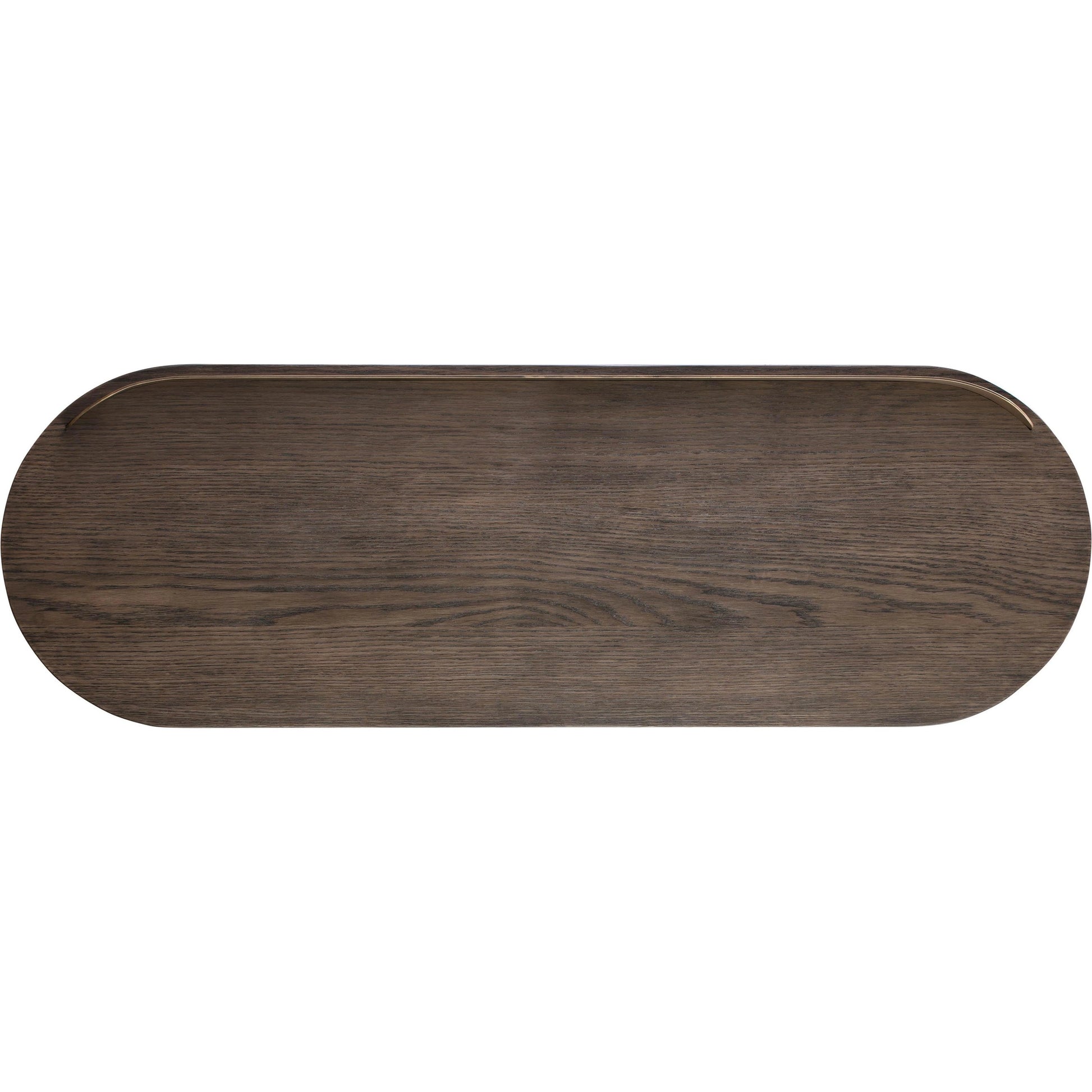 Braden Desk/Console Table by TOV Furniture. Made from acacia, mdf veneer, metal, oak in a modern style.