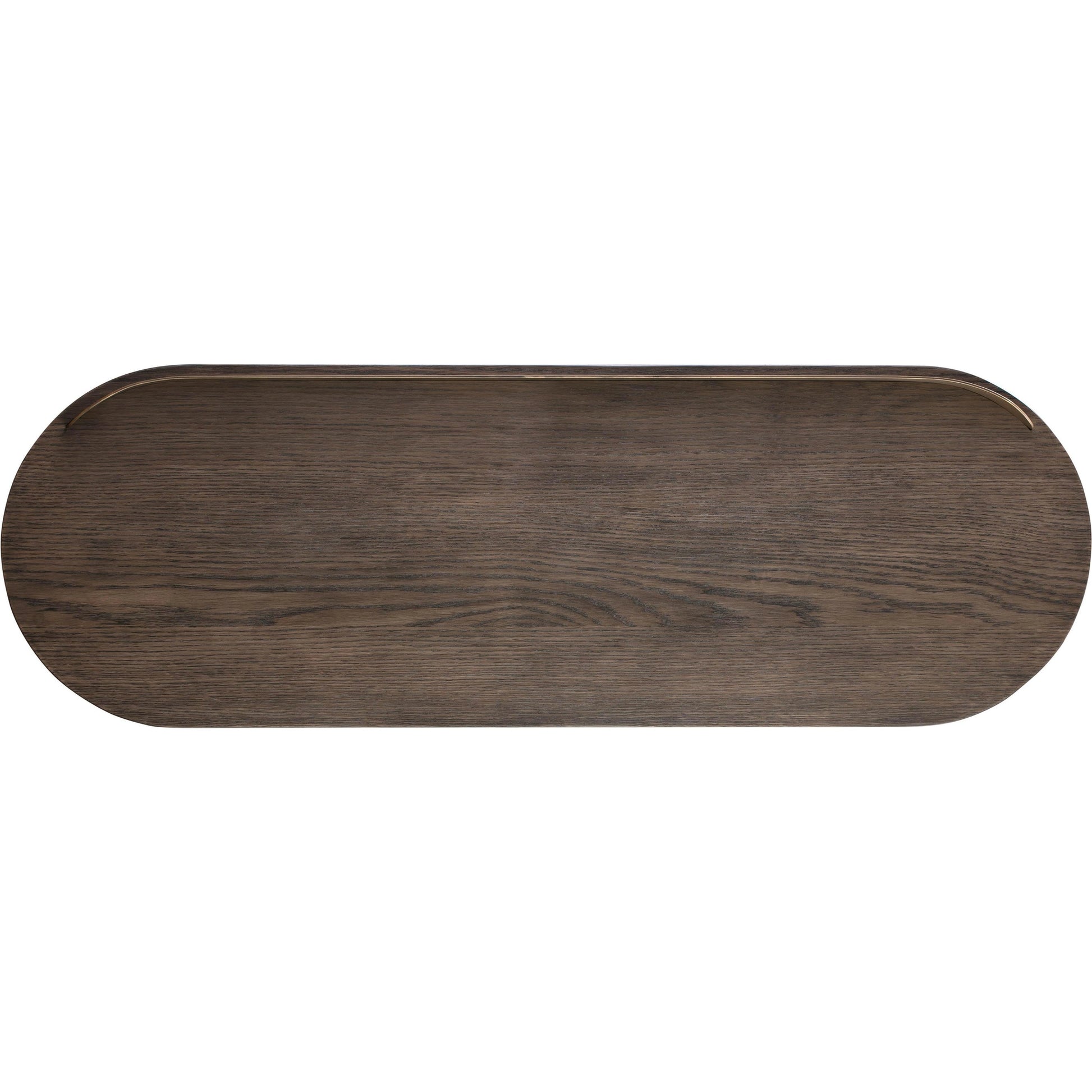 Braden Desk/Console Table by TOV Furniture. Made from acacia, mdf veneer, metal, oak in a modern style.