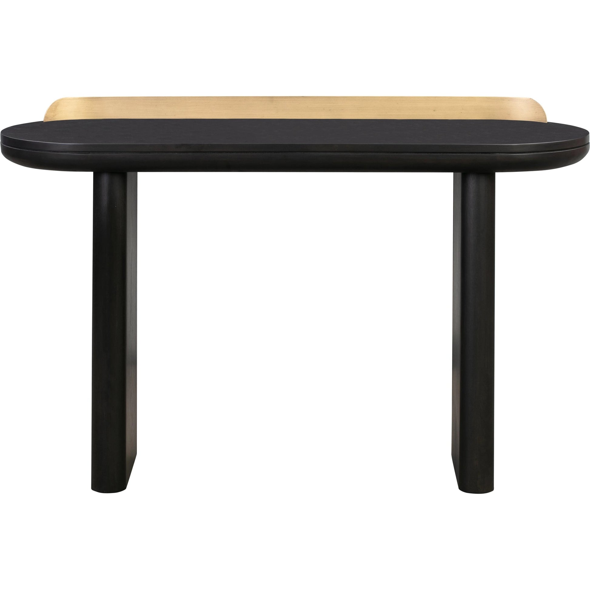 Braden Desk/Console Table by TOV Furniture. Made from acacia, mdf veneer, metal, oak in a modern style.
