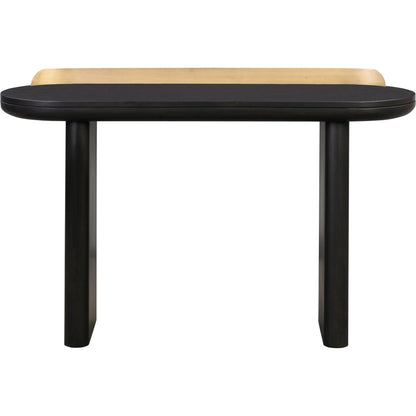 Braden Desk/Console Table by TOV Furniture. Made from acacia, mdf veneer, metal, oak in a modern style.
