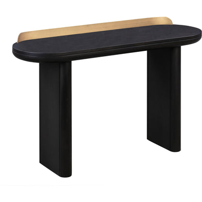 Braden Desk/Console Table by TOV Furniture. Made from acacia, mdf veneer, metal, oak in a modern style.