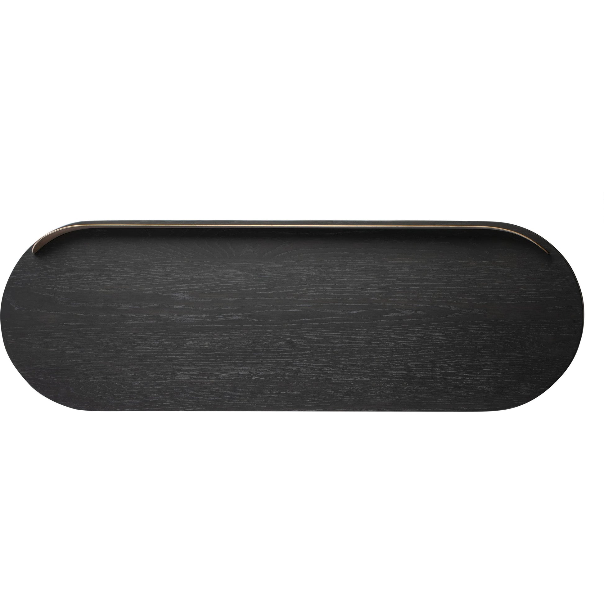 Braden Desk/Console Table by TOV Furniture. Made from acacia, mdf veneer, metal, oak in a modern style.