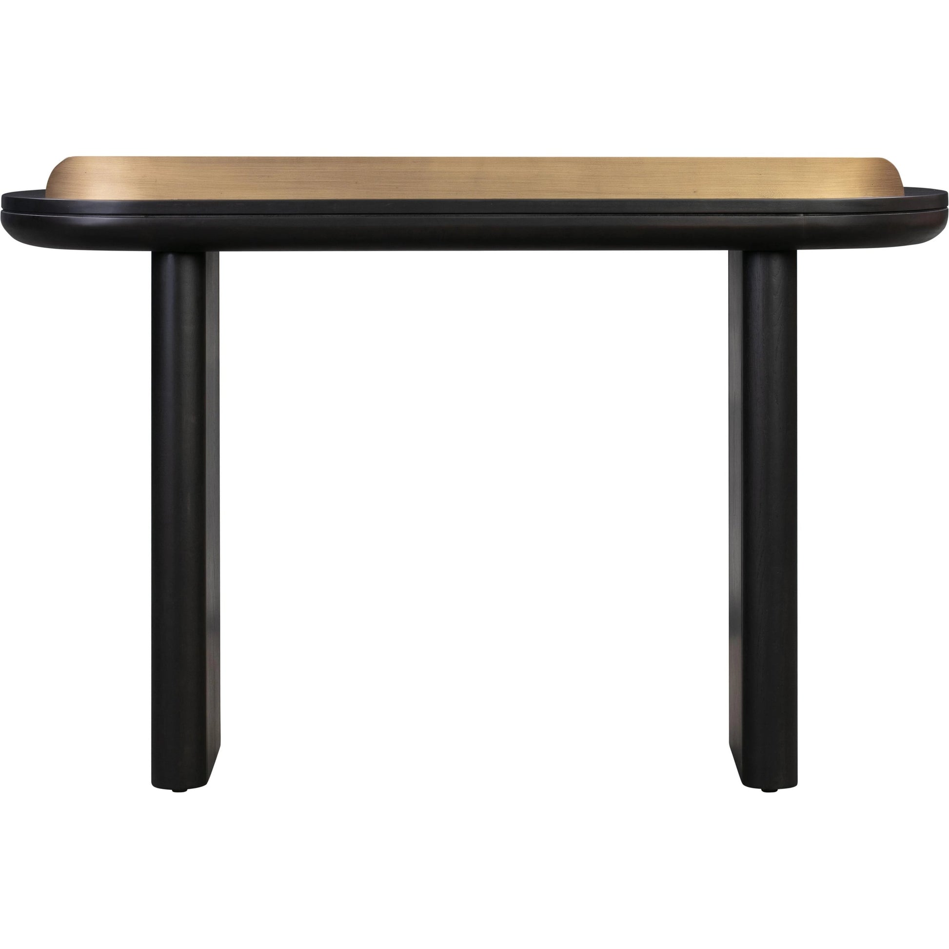 Braden Desk/Console Table by TOV Furniture. Made from acacia, mdf veneer, metal, oak in a modern style.