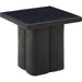 Kayla Side Table by TOV Furniture. Made from concrete in a modern style.