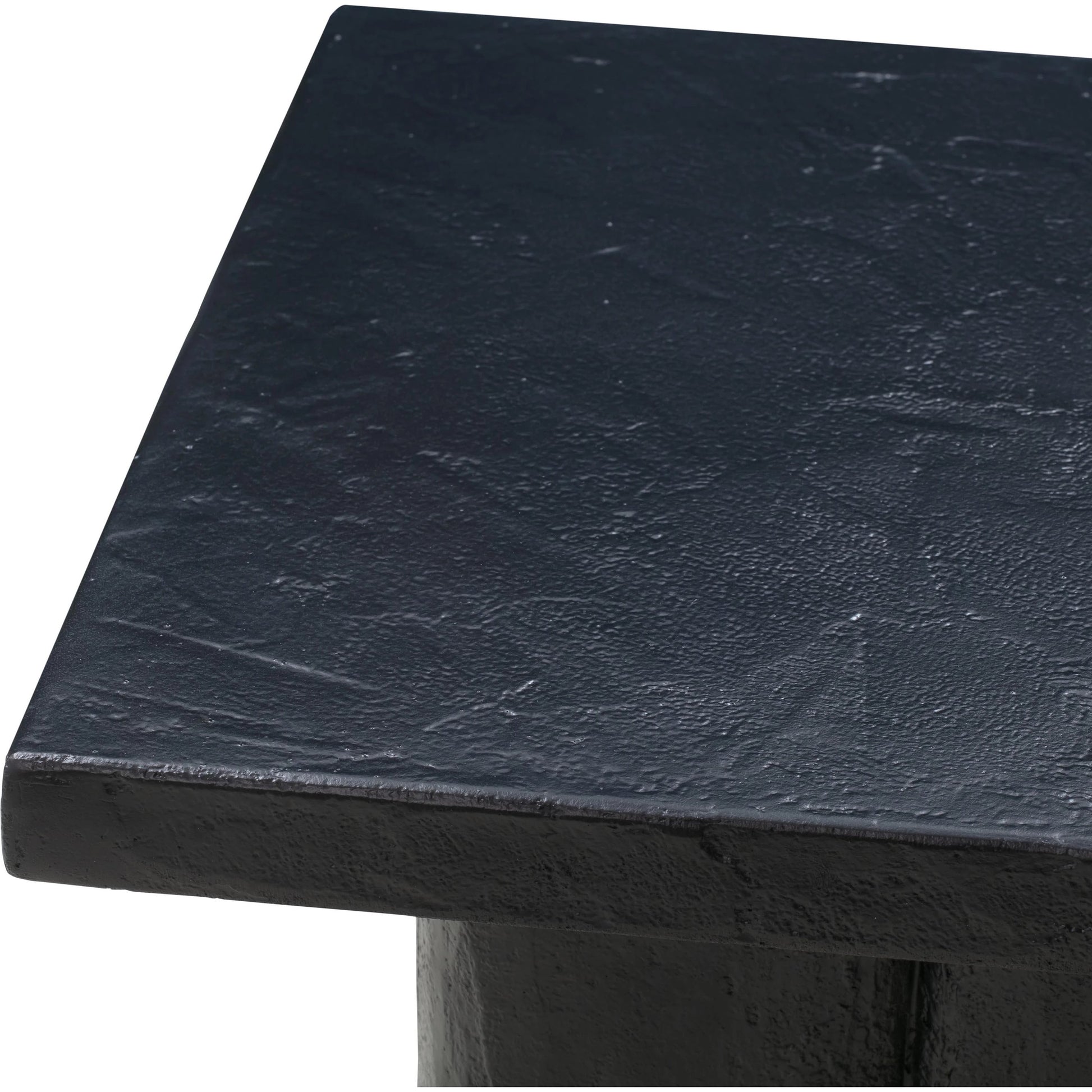 Kayla Side Table by TOV Furniture. Made from concrete in a modern style.