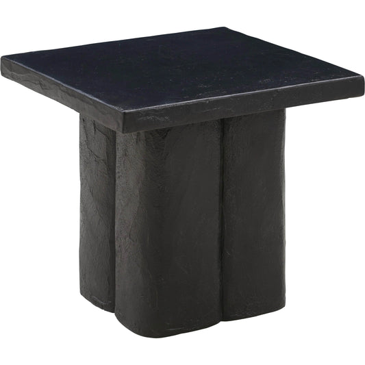 Kayla Side Table by TOV Furniture. Made from concrete in a modern style.