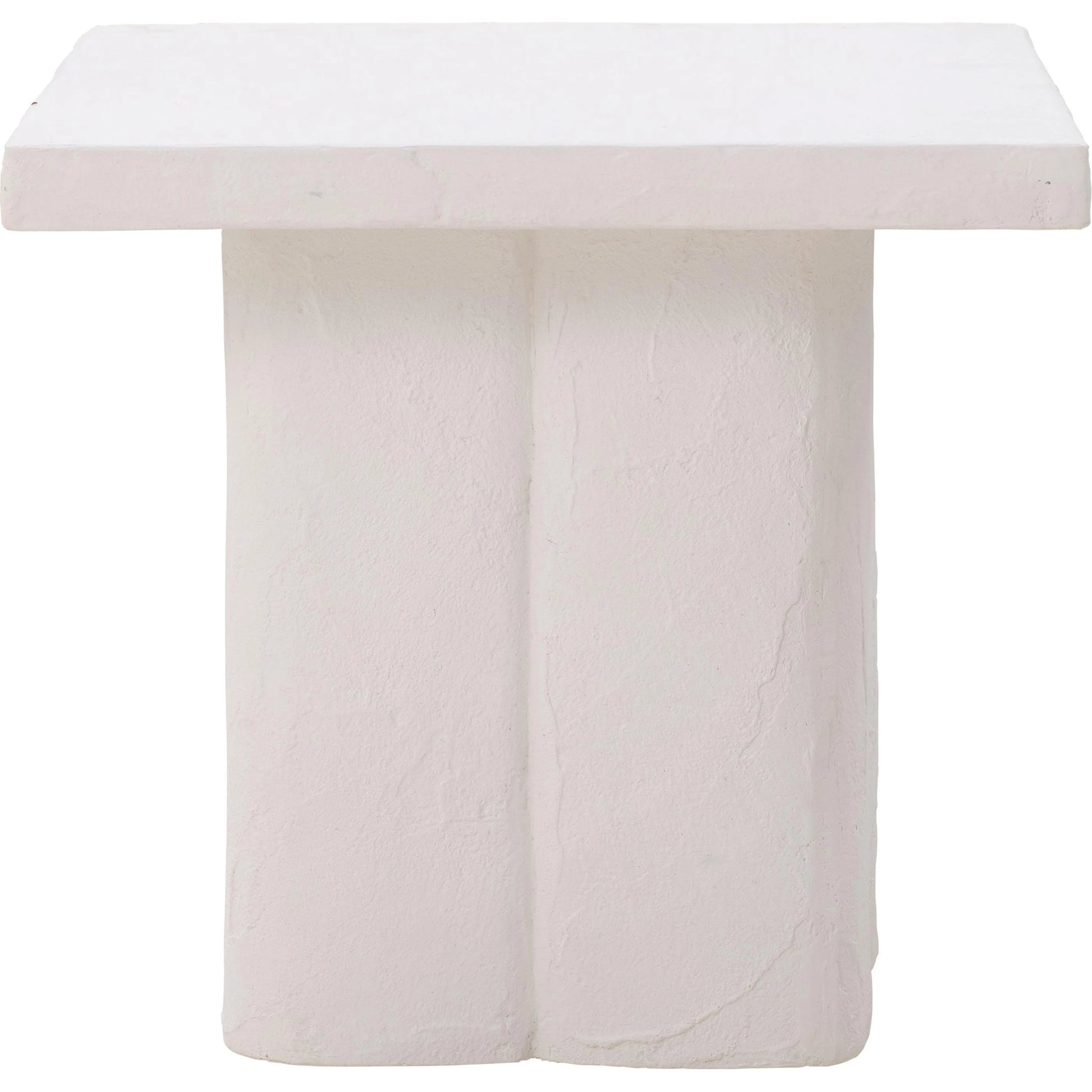 Kayla Side Table by TOV Furniture. Made from concrete in a modern style.