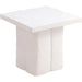 Kayla Side Table by TOV Furniture. Made from concrete in a modern style.
