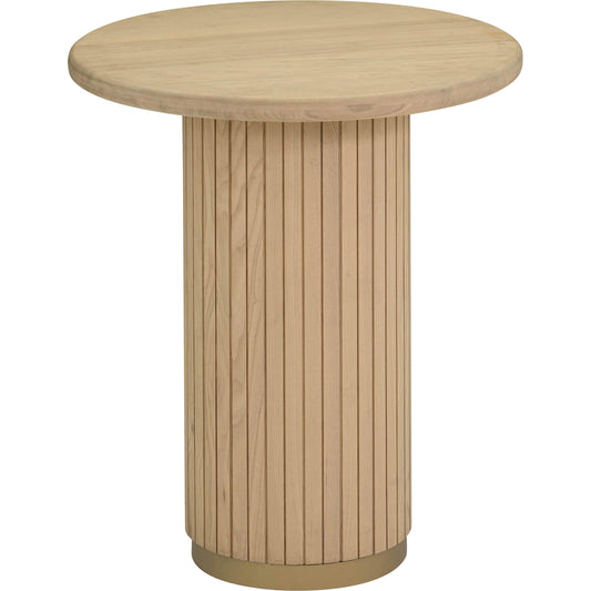 Chelsea Entry Table by TOV Furniture. Made from mdf, metal, oak, oak veneer in a modern style.